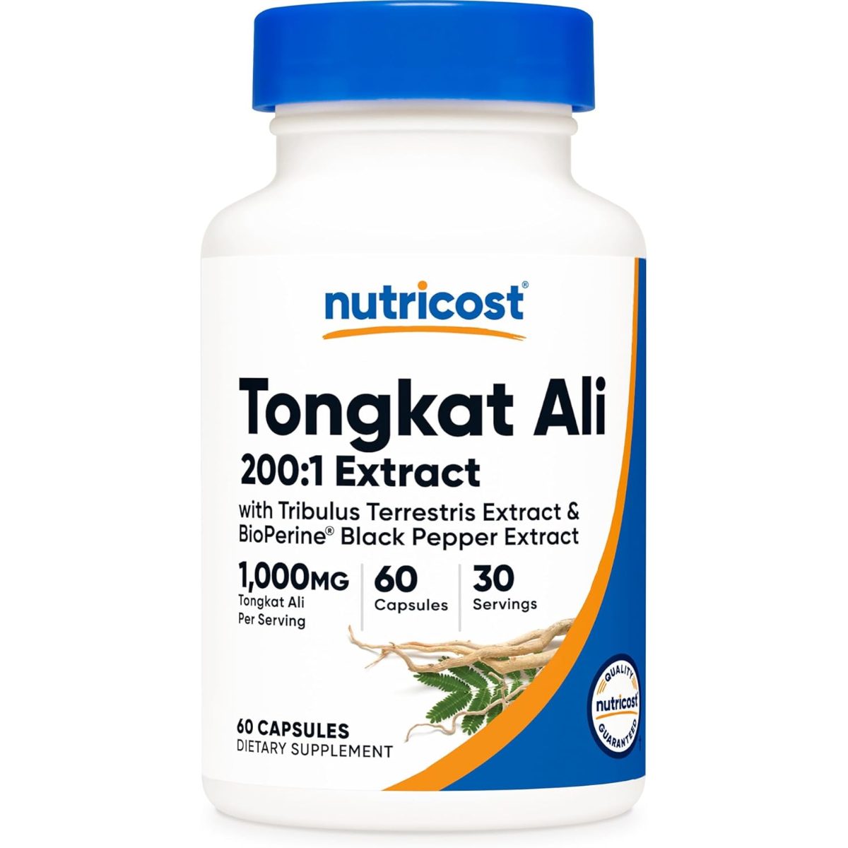 نيوتريكوست (Nutricost) تونغكات علي لدعم صحة الرجال، كبسولات - 60 كبسولة