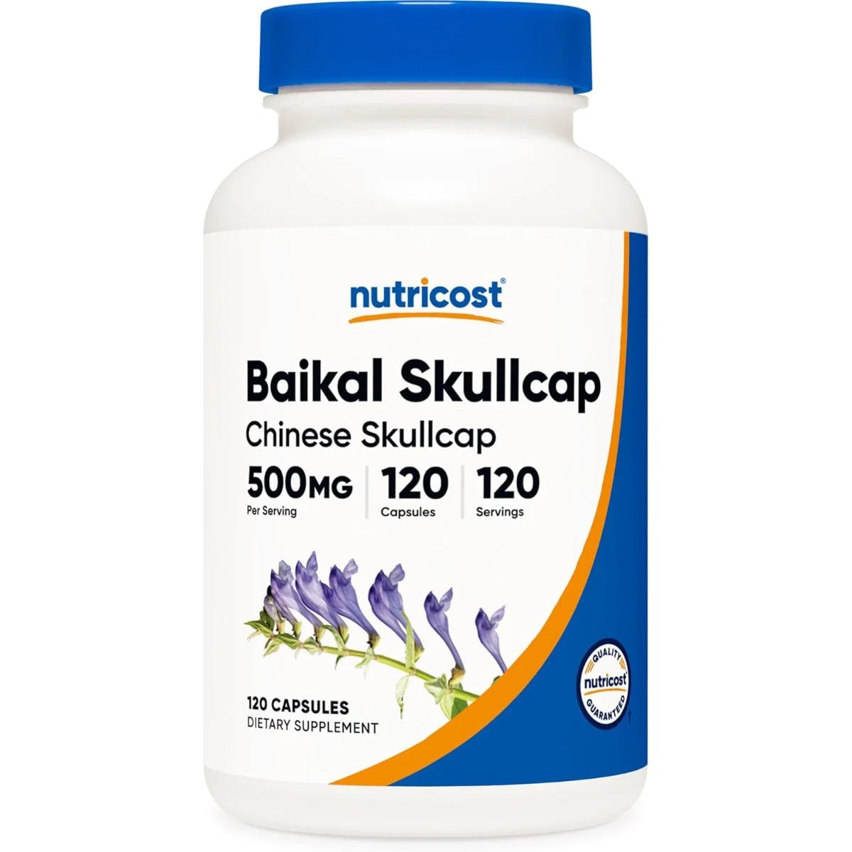 نيوتريكوست (Nutricost) كابسول سكوتلاب الصيني، دعم مضاد للأكسدة والالتهابات، 500 ملغ - 120 كبسولة