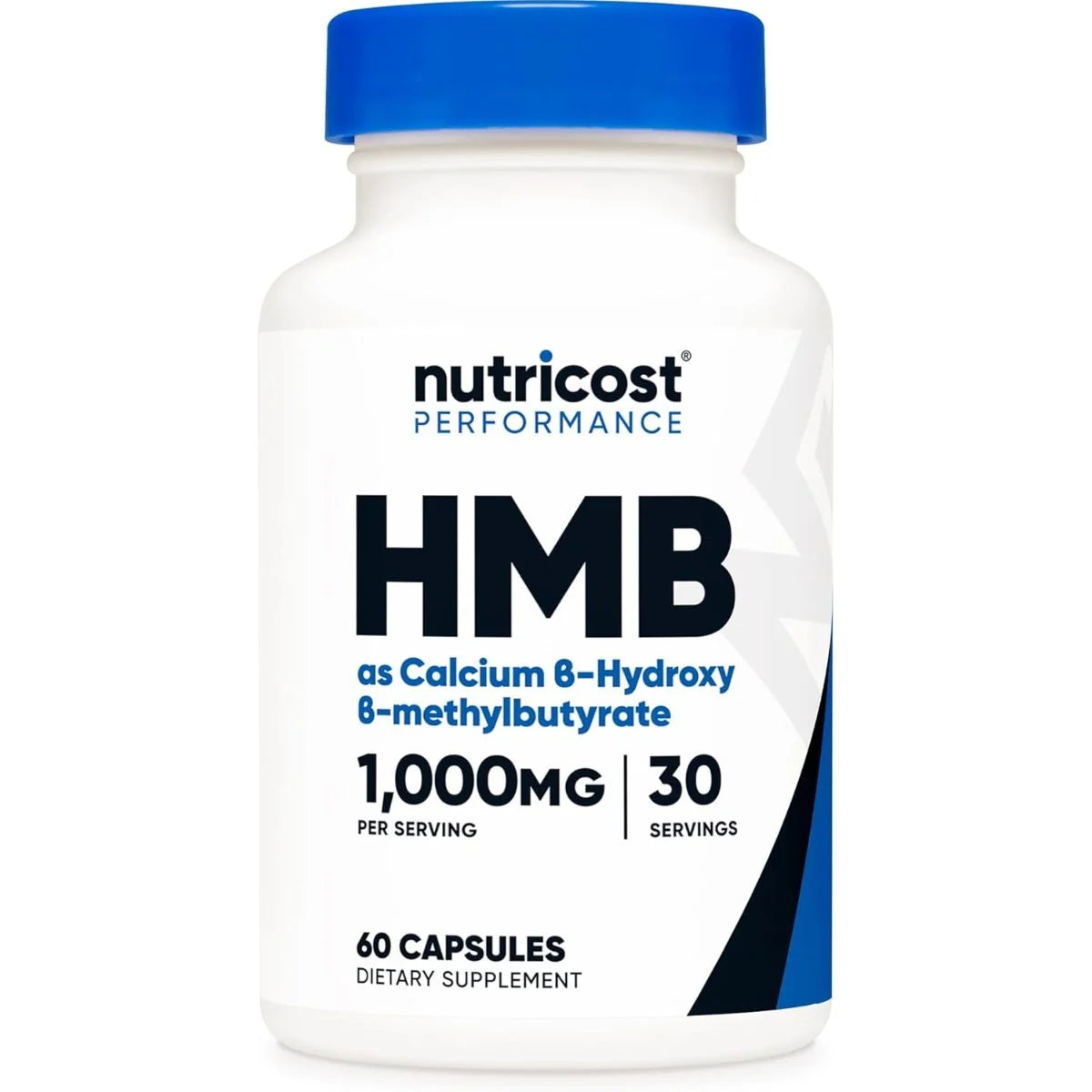 نيوتريكوست (Nutricost) HMB لدعم نمو العضلات، كبسولات - 60 كبسولة