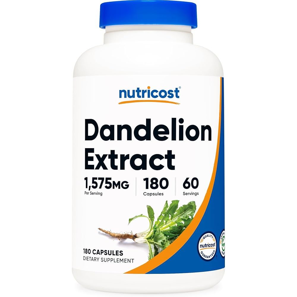 نيوتريكوست (Nutricost) خلاصة الهندباء لدعم الكبد والهضم، كبسولات - 180 كبسولة