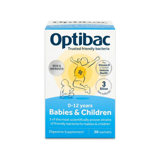 أوبتي باك (Optibac) بروبيوتيك للأطفال والرضع، 0-12 سنة، بودرة - 30 كيس