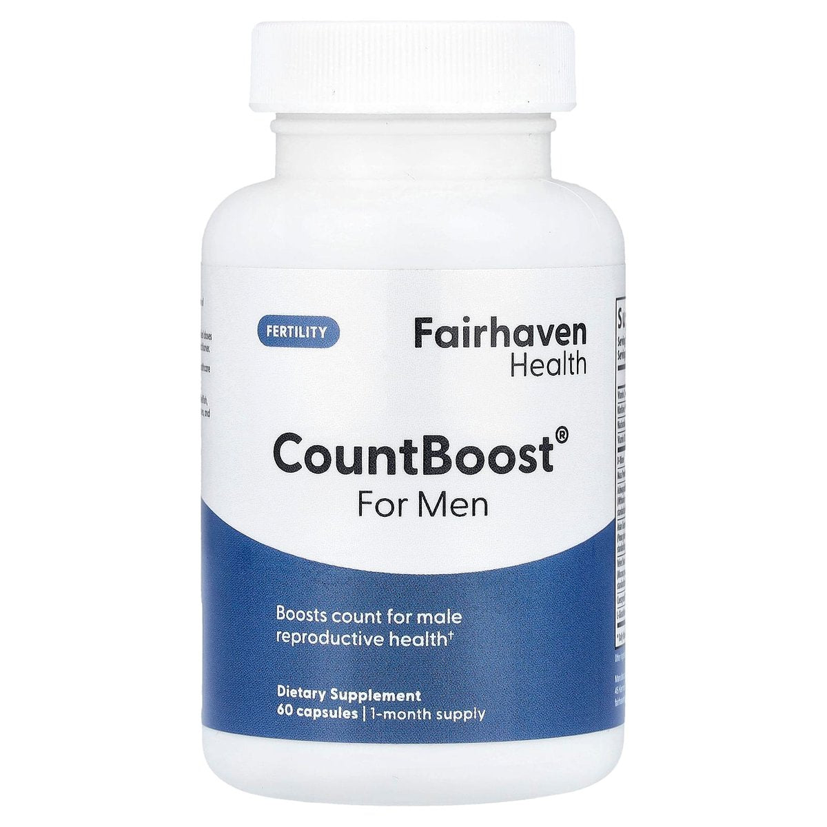 فيرهيفن هيلث (Fairhaven Health) كونت بوست للرجال، دعم خصوبة الرجال، كبسولات - 60 كبسولة