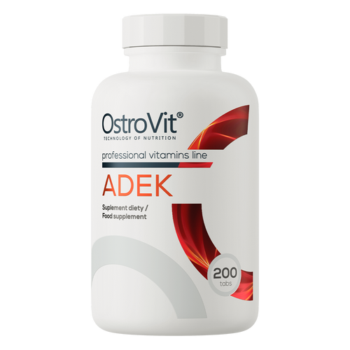 أوستروفيت (OstroVit) ADEK فيتامينات أساسية قابلة للذوبان في الدهون لدعم الصحة العامة، أقراص - 200 قرص