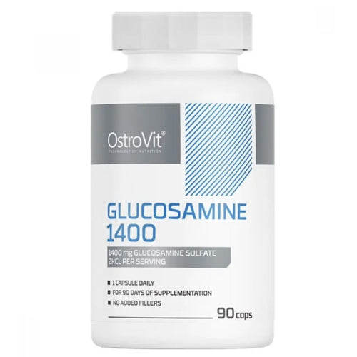 أوستروفيت (OstroVit) جلوكوزامين 1400، لدعم صحة المفاصل والمرونة، كبسولات - 90 كبسولة