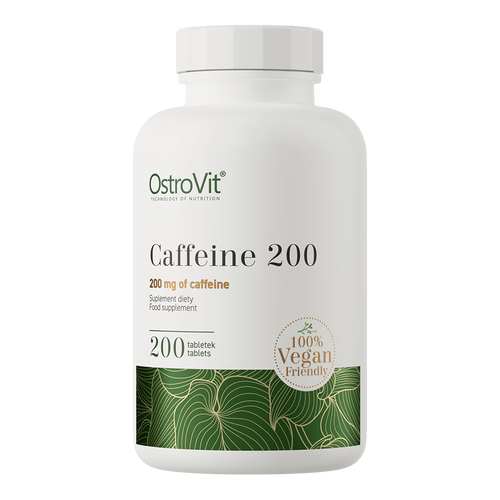 أوستروفيت (OstroVit) كافيين 200، لتعزيز اليقظة وتقليل التعب وتحسين الأداء، أقراص - 200 قرص