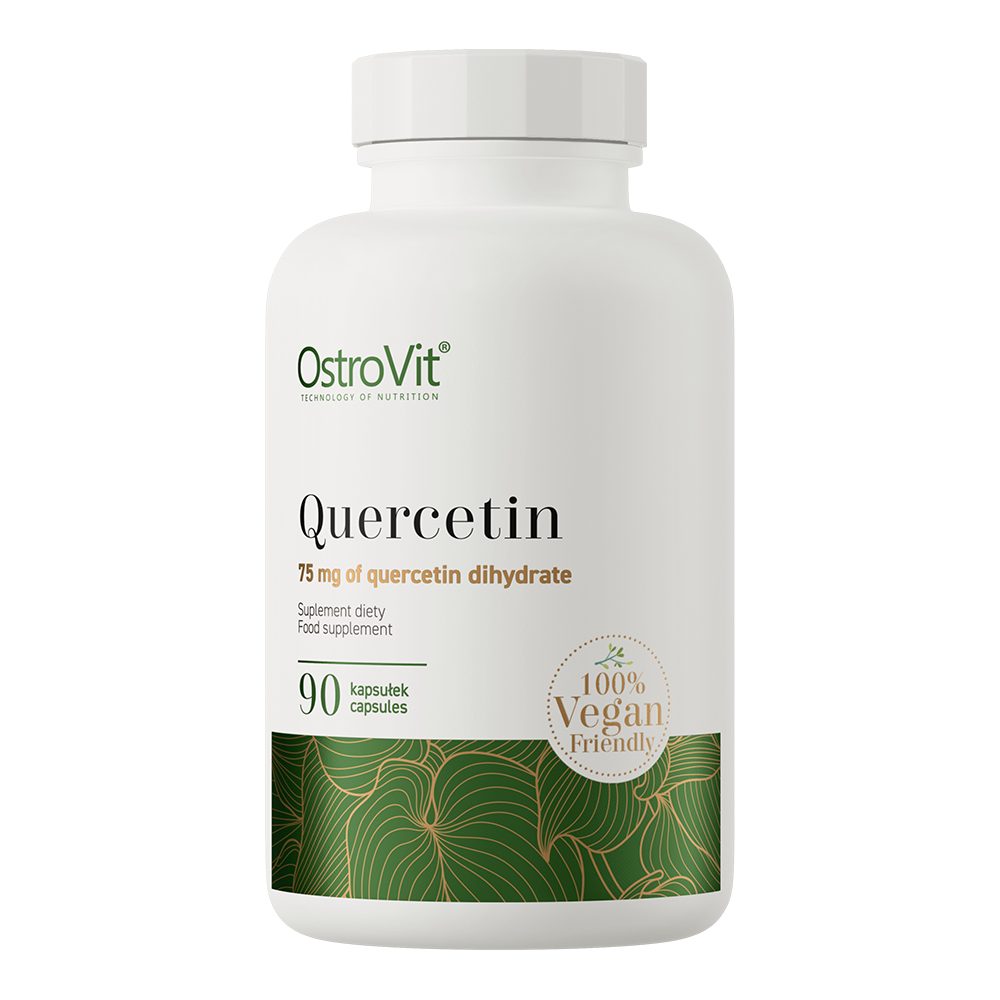 أوستروفيت (OstroVit) كيرسيتين، مضاد للأكسدة والالتهابات، يدعم المناعة وصحة القلب والأوعية الدموية، كبسولات - 90 كبسولة
