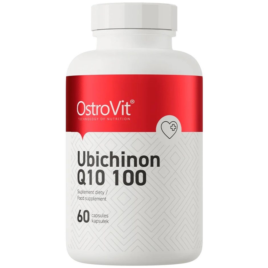 أوستروفيت (OstroVit) يوبيكينون كيو 10، يدعم طاقة الخلايا وصحة القلب، مضاد للأكسدة، كبسولات، 100 ملغ - 60 كبسولة