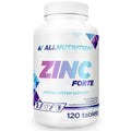 ألنوتريشن (AllNutrition) زنك فورت، دعم الجهاز المناعي، التئام الجروح ونمو الخلايا، أقراص - 120 قرص