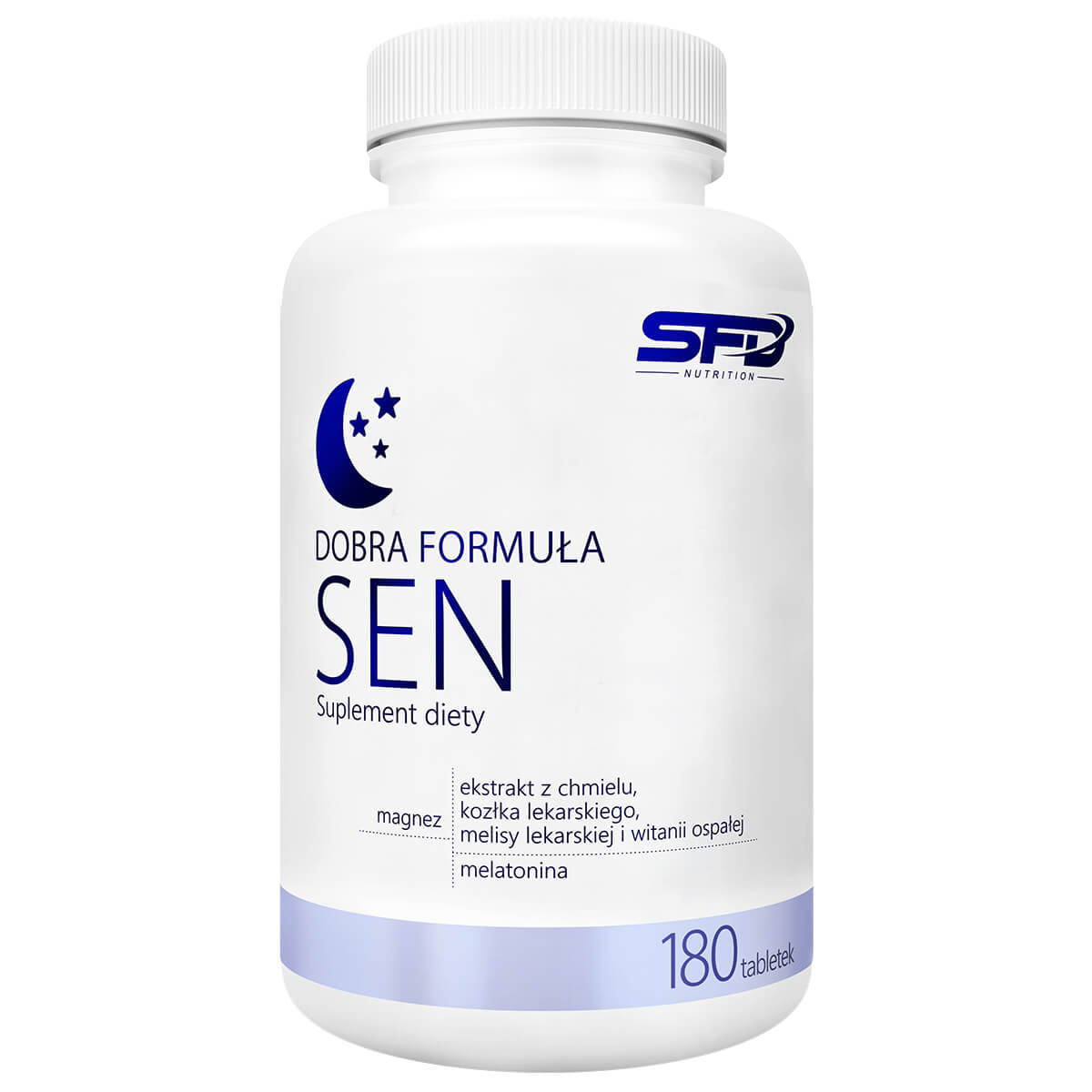 اس اف دي نيوترشن (SFD Nutrition) دوبرا فورمولا سن مكمل مساعد على النوم، يعزز الاسترخاء والنوم الصحي، أقراص - 180 قرص