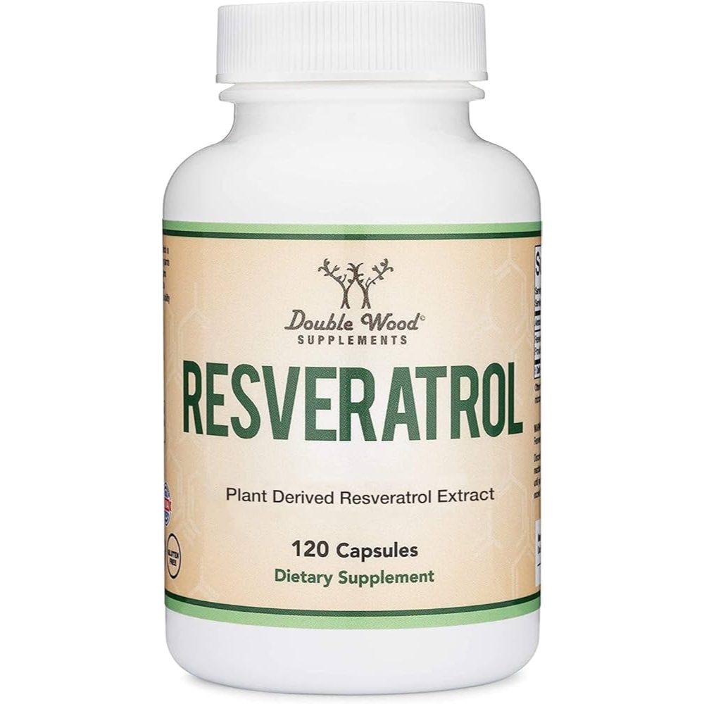 دبل وود سابليمنتس (Double Wood Supplements) ريسفيراترول، دعم مضادات الأكسدة وصحة القلب والأوعية الدموية، كبسولات - 120 كبسولة