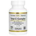 California Gold Nutrition توتال سي كومبلكس (Total C Complex)، فيتامين سي لدعم المناعة ومضاد للأكسدة، كبسولات نباتية - 60 كبسو