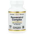 كاليفورنيا جولد نيوترشن (California Gold Nutrition) ريسفيراترول كومبلكس، مضاد للأكسدة لدعم صحة القلب، كبسولات نباتية - 60 كبس