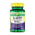 سبرينج فالي (Spring Valley) 5-HTP لدعم المزاج الإيجابي والاسترخاء، كبسولات - 30 كبسولة