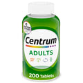 سنتروم (Centrum) فيتامينات متعددة للبالغين لدعم الصحة العامة والمناعة، أقراص - 200 قرص