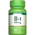 Nature's Truth فيتامين ب1 (Vitamin B1) لدعم استقلاب الطاقة ووظائف الأعصاب، أقراص - 100 قرص