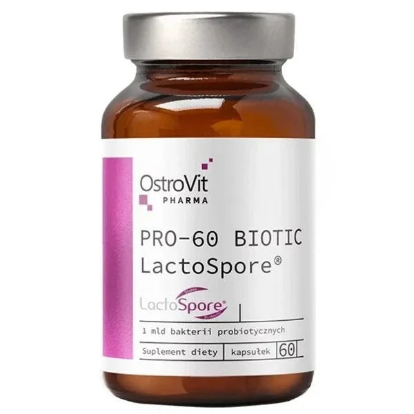 أوستروفيت (OstroVit) برو-60 بيوتيك، يدعم صحة الأمعاء والجهاز الهضمي والمناعة، كبسولات - 60 كبسولة