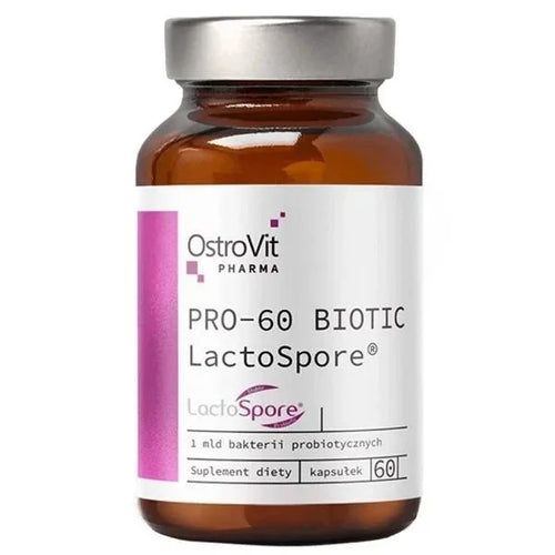 أوستروفيت (OstroVit) برو-60 بيوتيك، يدعم صحة الأمعاء والجهاز الهضمي والمناعة، كبسولات - 60 كبسولة